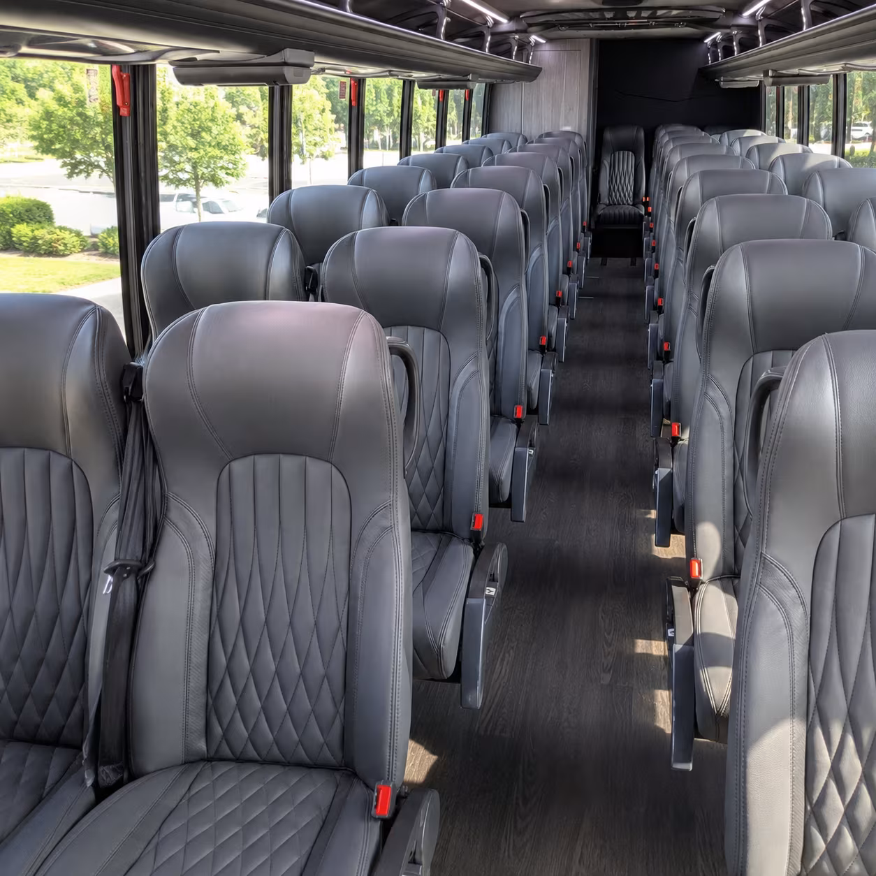 bridgeport 28 passenger minibus interior