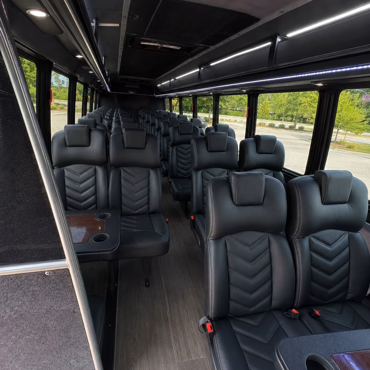 bridgeport 30 passenger minibus interior