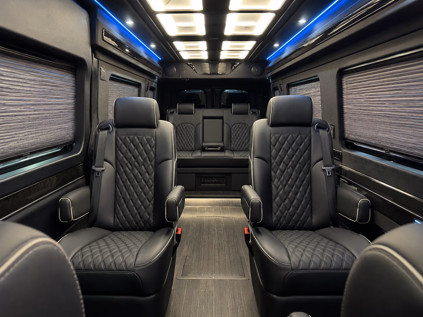 bridgeport sprinter van with driver inside